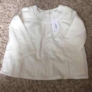 Cream Gymboree long sleeve top